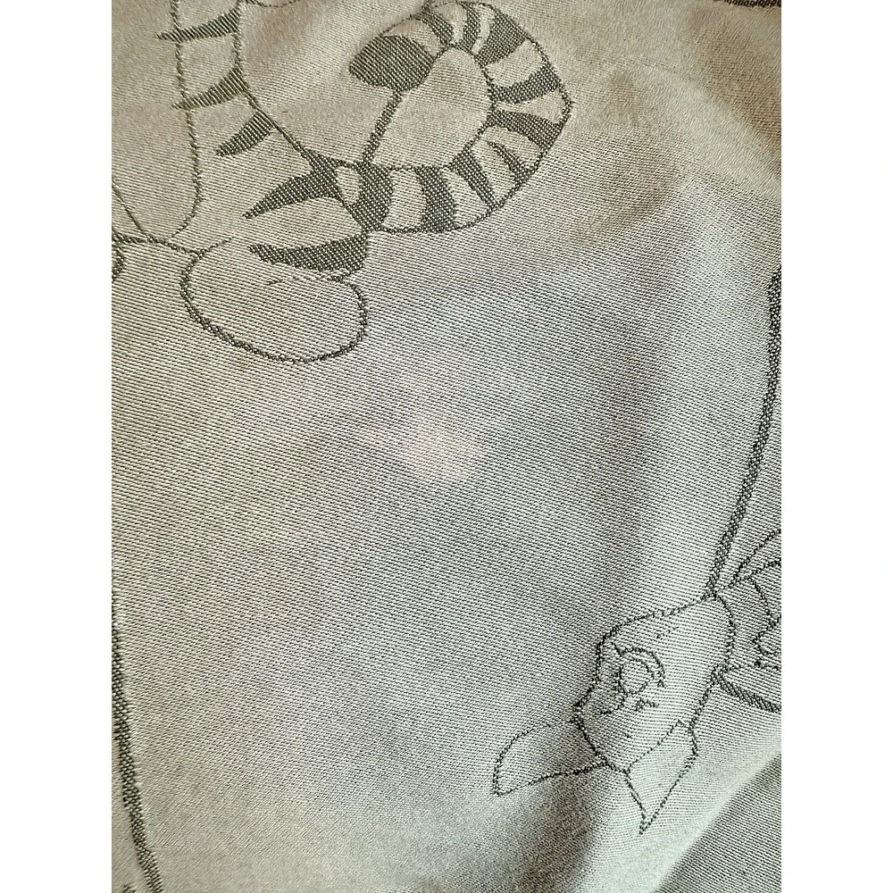 Vtg Disney 100 Acre Wood Winnie the Pooh Friends Sage Green Table‎ Cloth Napkins